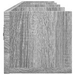 vidaXL Armoire murale sonoma gris 99x18x16 5 cm bois d'ingénierie