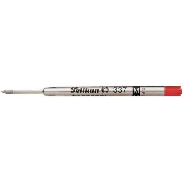 Recharge de grande capacité pour stylo-bille 337 pte moyenne rouge pelikan