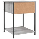 vidaXL Tables de chevet 2 Pièces sonoma gris 44x45x58 cm bois ingénierie