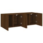 vidaXL Meubles TV muraux 2 Pièces chêne marron 60x30x41 cm