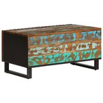 vidaXL Table basse 80x51x40 cm bois massif d'acacia