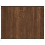 vidaXL Table basse Chêne marron 80x55 5x41 5 cm Bois d'ingénierie