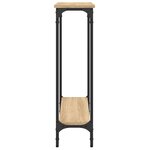 vidaXL Table console chêne sonoma 75x22 5x75 cm bois d'ingénierie