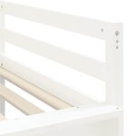 vidaXL Lit mezzanine d'enfants sans matelas avec toboggan 80x200 cm