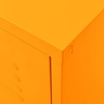 vidaXL Meuble TV Jaune moutarde 105x35x50 cm Acier