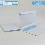 Lot de 100 enveloppes blanches c6 - gamme courrier+