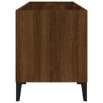 vidaXL Armoire à disques chêne marron 74 5x38x48 cm bois d'ingénierie