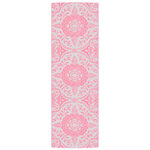 vidaXL Tapis d'extérieur rose 80x250 cm PP