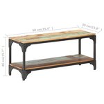 vidaXL Table basse 90x30x40 cm Bois de récupération massif