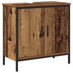 vidaXL Ensemble de meubles de salle de bain 2 pièces en bois ancien et en bois d'ingénierie