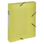 Boite De Classement Cartobox Livrée À Plat Dos 60mm Polypropylène Chromaline Pastel - A4 - Couleurs Assorties - X 10 - Exacompta