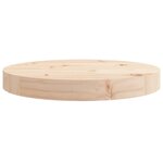 vidaXL Dessus de table rond Ø30x3 cm bois de pin massif