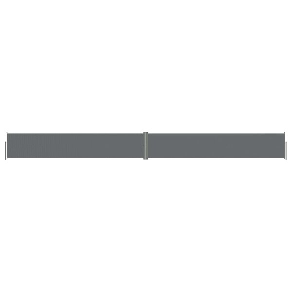 vidaXL Auvent latéral rétractable Anthracite 117x1200 cm