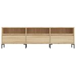 vidaXL Meuble TV chêne sonoma 150x30x44 5 cm bois d'ingénierie
