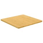 vidaXL Dessus de table 50x50x1 5 cm bambou