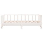 vidaXL Lit de jour et lit gigogne sans matelas 80x200 cm bois massif