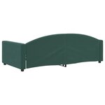 vidaXL Lit de repos vert foncé 100x200 cm velours
