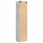 vidaXL Armoire de rangement mince gris béton 50x42 5x225 cm