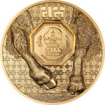 Pièce de monnaie en Or 25000 Togrog g 31.1 (1 oz) Millésime 2025 Wild Mongolia BISON
