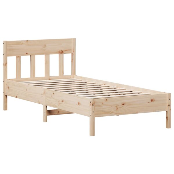 vidaXL Cadre de lit sans matelas 90x190 cm bois de pin massif