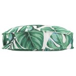 vidaXL Coussins de palette pour siège 2 Pièces Motif feuilles 40x40x8 cm Tissu Oxford