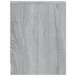 vidaXL Table de chevet Sonoma gris 40x30x40 cm Bois d'ingénierie