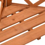 vidaXL Treillis d'angle 50x50x145 cm Bois de sapin massif
