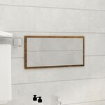 vidaXL Ensemble de meubles de salle de bain 2 Pièces Chêne fumé