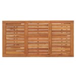 vidaXL Ensemble de bar de jardin 7 Pièces gris bois massif acacia rotin