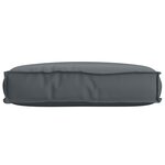 vidaXL Coussin Palette pour siège anthracite 60x40x8 cm en tissu Oxford