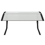 vidaXL Garage pour robot tondeuse noir 80x101x46 cm