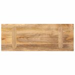 vidaXL Dessus de table 90x30x2 5 cm rectangulaire bois massif manguier