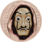 Pièce de monnaie en Argent 5 Dollars g 31.1 (1 oz) Millésime 2018 Revolutionary Masks SALVATORE