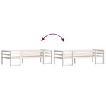 vidaXL Cadre de lit pour enfants sans matelas 90x190 cm pin massif