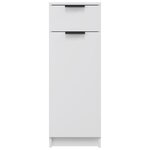 vidaXL Armoire de salle de bain blanc 32x34x90 cm bois d'ingénierie