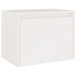 vidaXL Meubles TV 4 Pièces Blanc Bois massif de pin