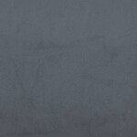 vidaXL Cadre de lit sans matelas gris foncé 200x200 cm velours