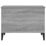 vidaXL Table basse Sonoma gris 60x44 5x45 cm Bois d'ingénierie