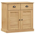 vidaXL Buffet haut VIGO 78x40x175 cm bois massif de pin