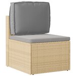 vidaXL Coussin de palette pour dossier Gris 50x40x12 cm en tissu Oxford