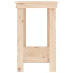 vidaXL Banc de travail 80x50x80 cm Bois de pin massif