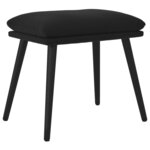 vidaXL Repose-pied Noir 45x29 5x35 cm Velours
