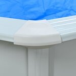 vidaXL Piscine avec pompe filtrante à sable et échelle 550x120 cm