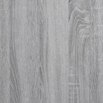 vidaXL Bibliothèque Sonoma gris 60x24x76 cm Bois d'ingénierie