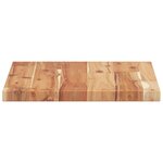 vidaXL Dessus de table rectangulaire 60x30x2 cm bois massif d'acacia