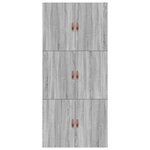 Lit de rangement vidaXL Gris Sonoma 90x200 cm
