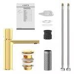 SCHÜTTE Mitigeur de lavabo NEW YORK doré mat