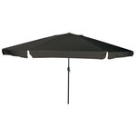 Parasol de jardin vidaXL ø395x245 cm Noir