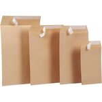 Paquet de 50 pochettes kraft armé 275 x 365 mm 130 g avec bande adhésive