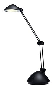Lampe à led Space noire satiné métal et ABS HANSA